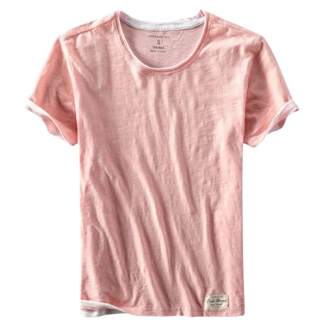 Men’s Classic Crew Neck Short Sleeve T-Shirt – Plain Everyday Top