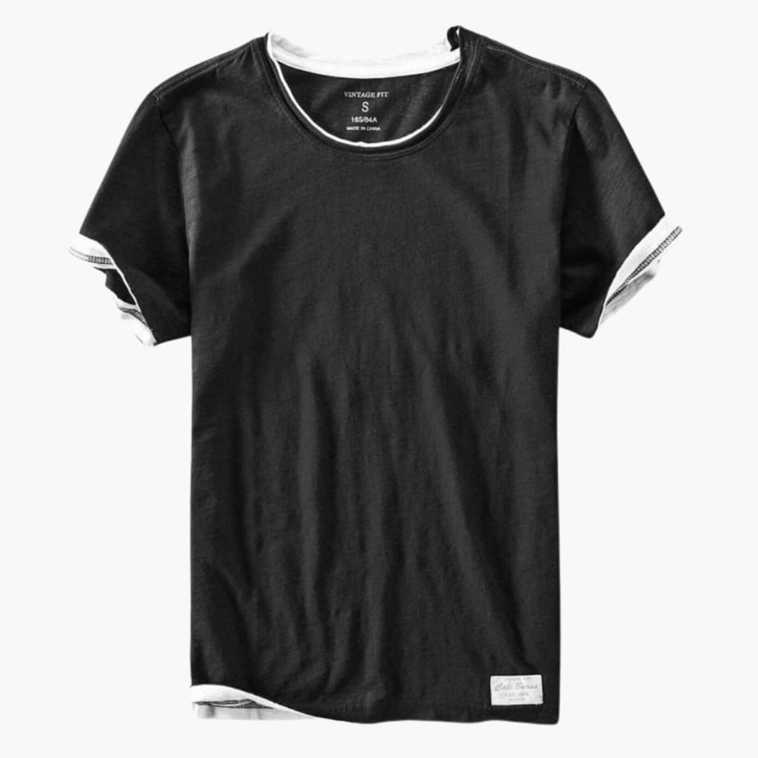 Men’s Classic Crew Neck Short Sleeve T-Shirt – Plain Everyday Top