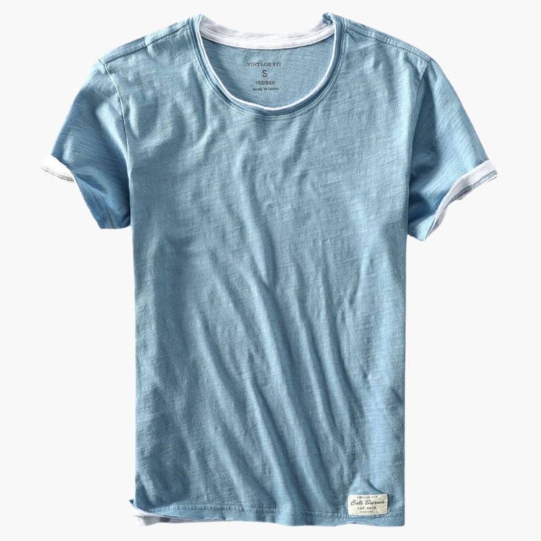 Men’s Classic Crew Neck Short Sleeve T-Shirt – Plain Everyday Top