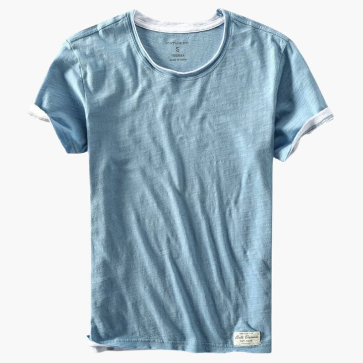 Men’s Classic Crew Neck Short Sleeve T-Shirt – Plain Everyday Top