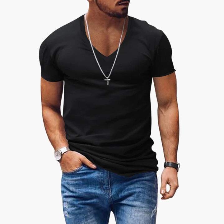 Men’s Classic V-Neck Short Sleeve T-Shirt