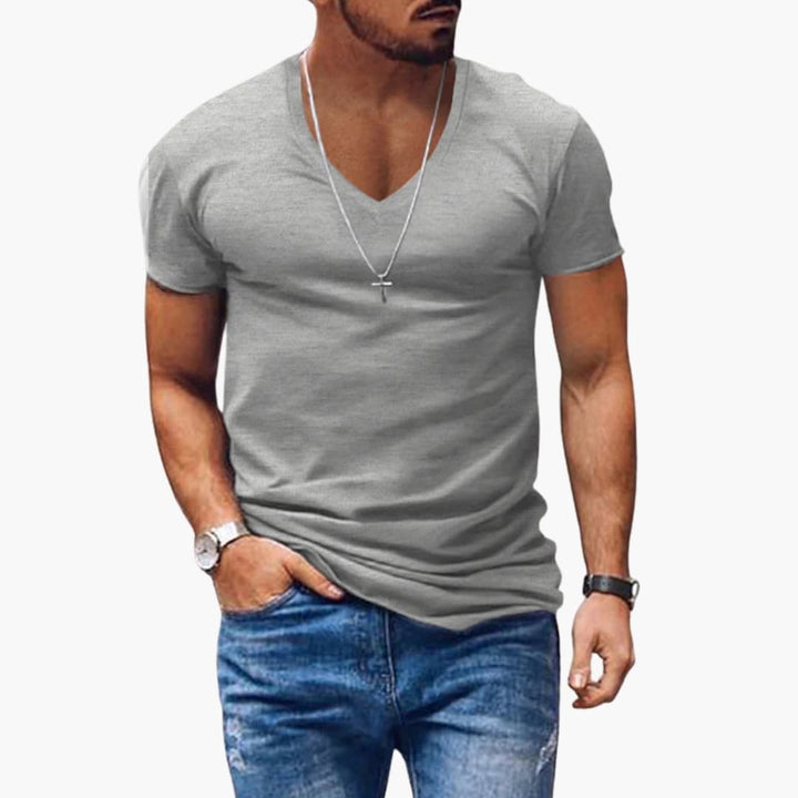 Men’s Classic V-Neck Short Sleeve T-Shirt