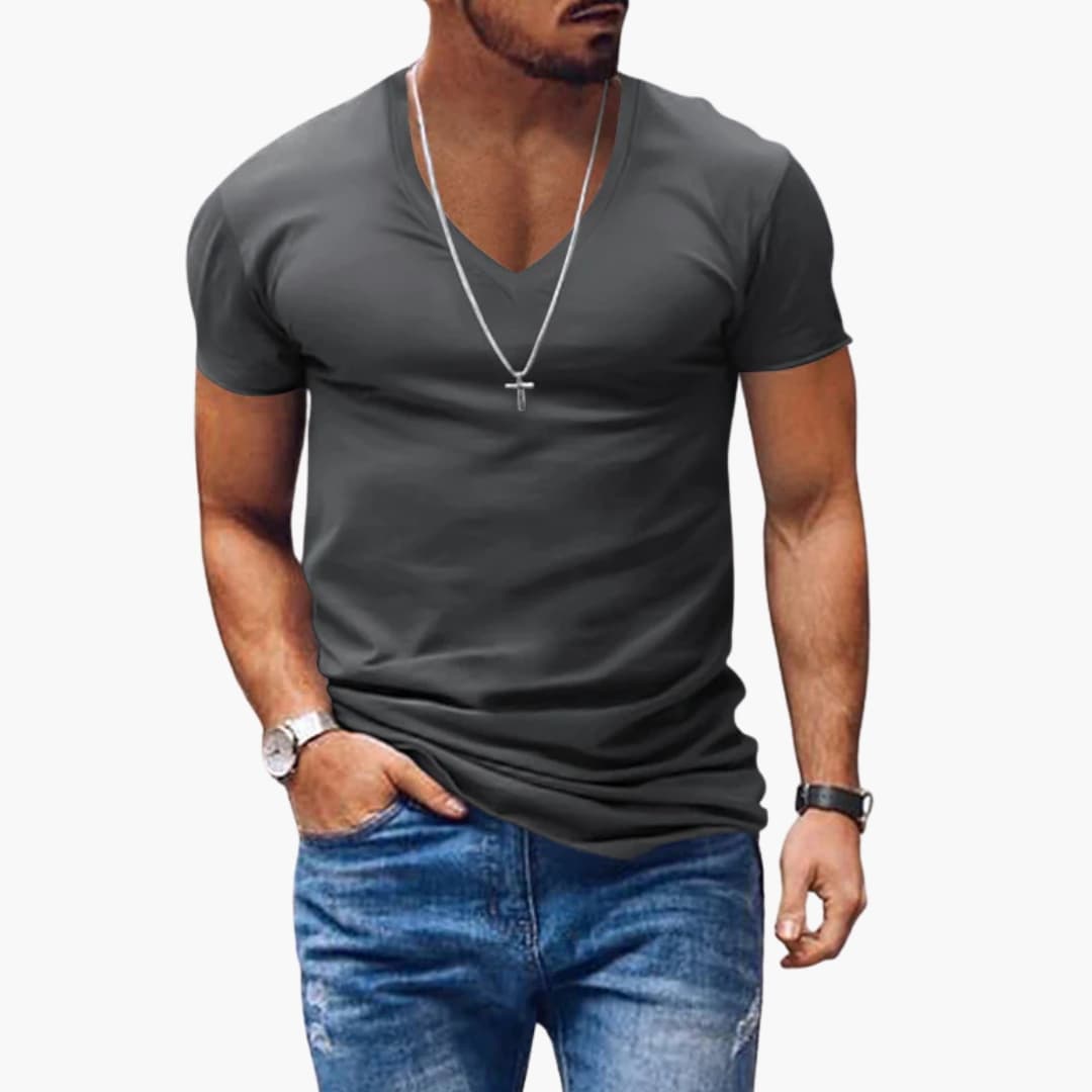 Men’s Classic V-Neck Short Sleeve T-Shirt