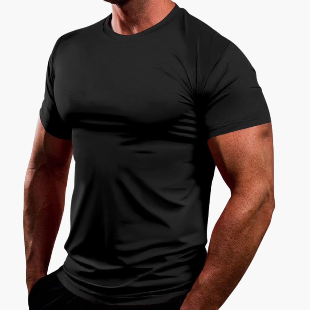 Men’s Crew Neck T-Shirt with Short Sleeves