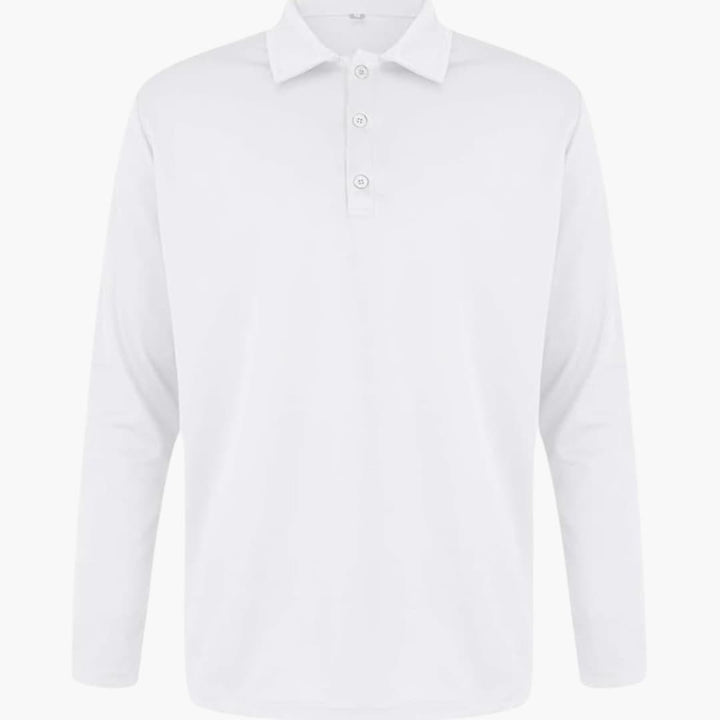 Men’s Long Sleeve Button-Down Shirt with Classic Collar