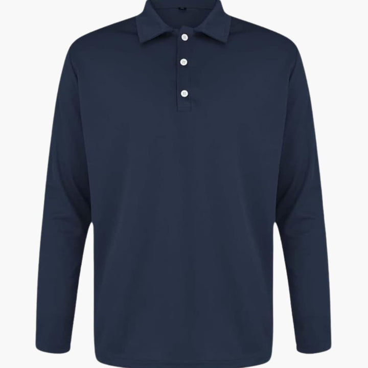 Men’s Long Sleeve Button-Down Shirt with Classic Collar