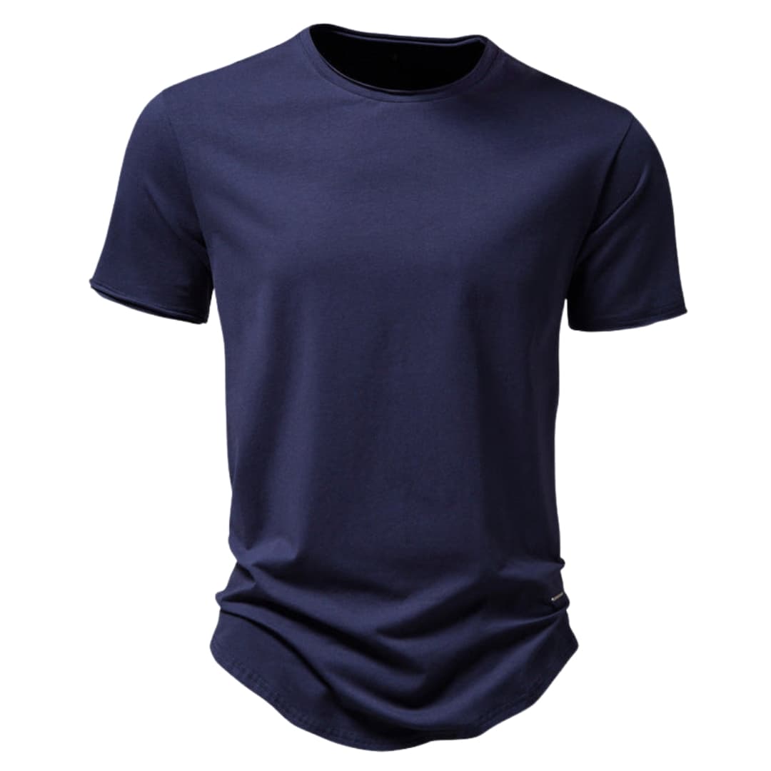 Men’s Modern Fit Cotton Crew Neck Short Sleeve T-Shirt