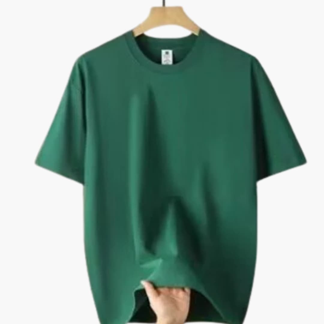 Men’s Oversized Crew Neck Dropped Shoulder Short Sleeve T-Shirt
