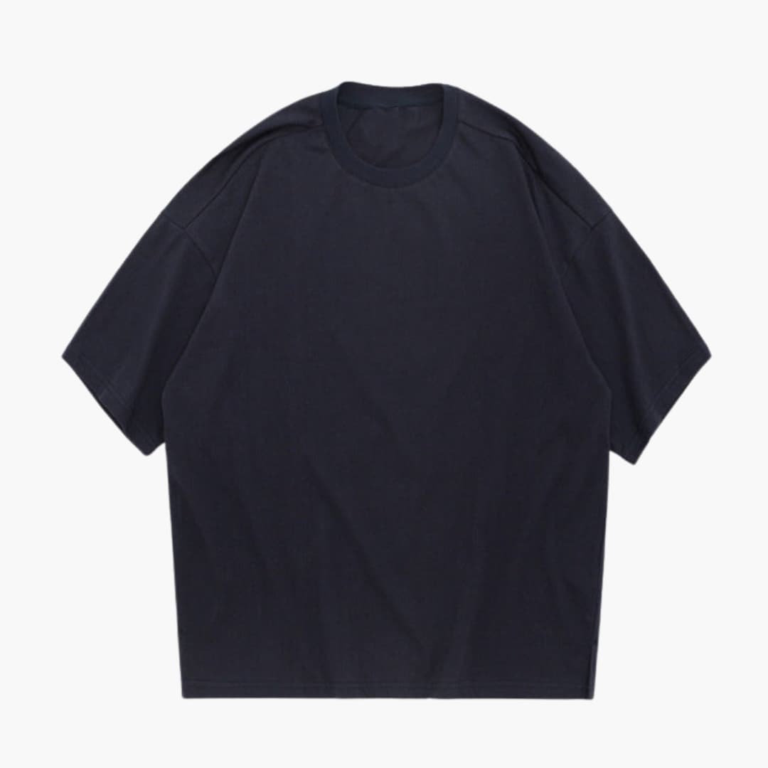 Men’s Oversized T-Shirt with Crew Neck and Short Sleeves