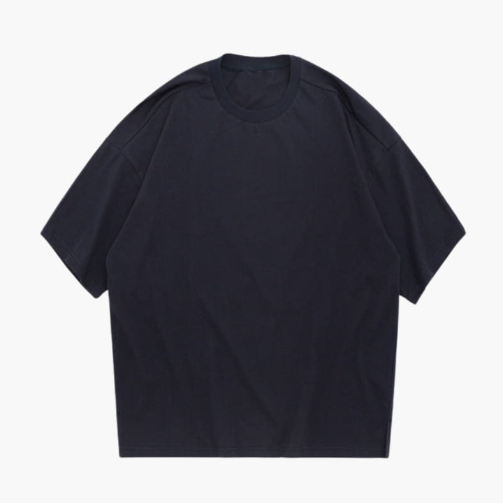 Men’s Oversized T-Shirt with Crew Neck and Short Sleeves