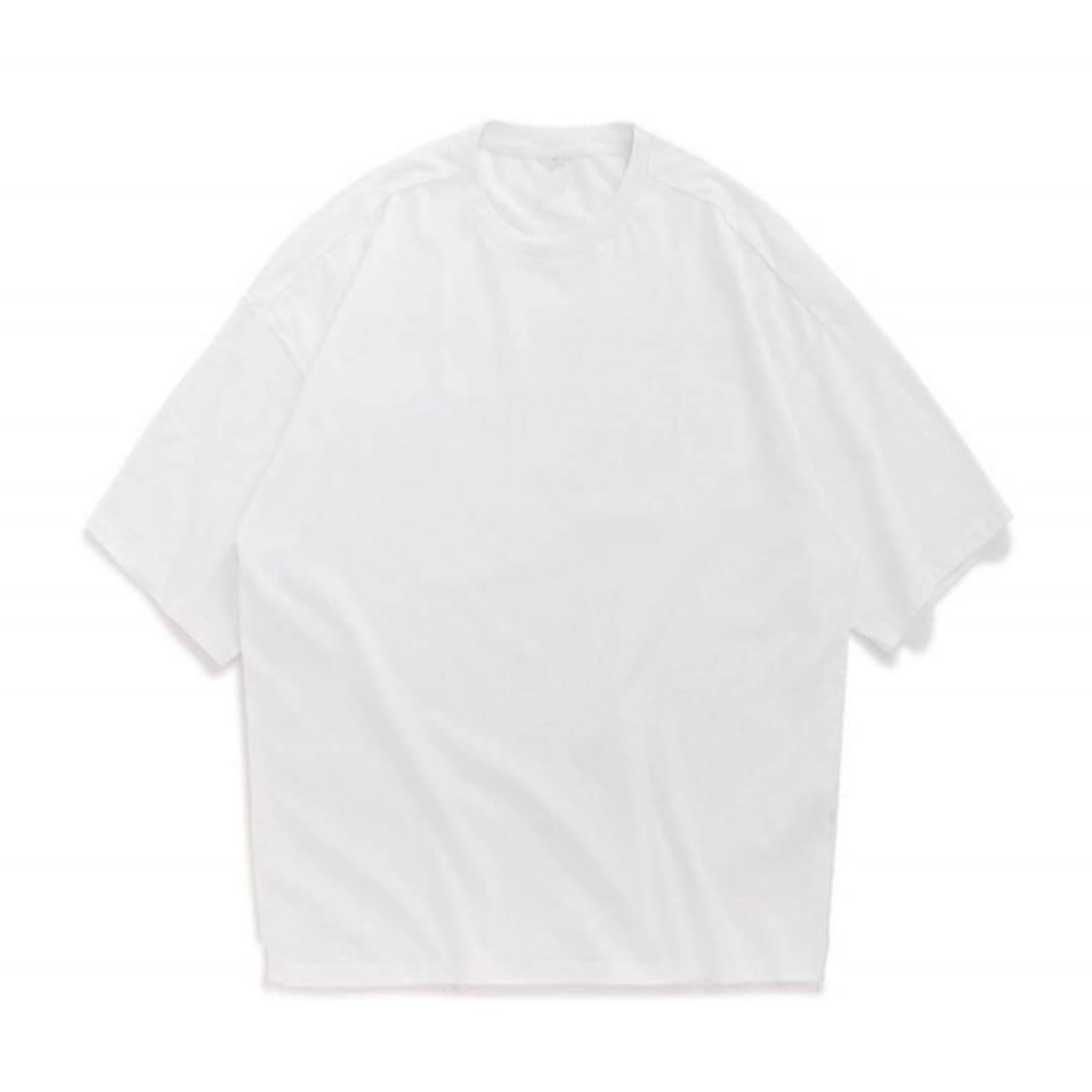 Men’s Oversized T-Shirt with Crew Neck and Short Sleeves