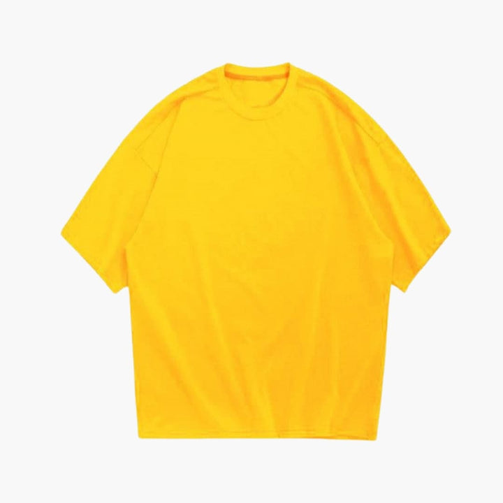 Men’s Oversized T-Shirt with Crew Neck and Short Sleeves