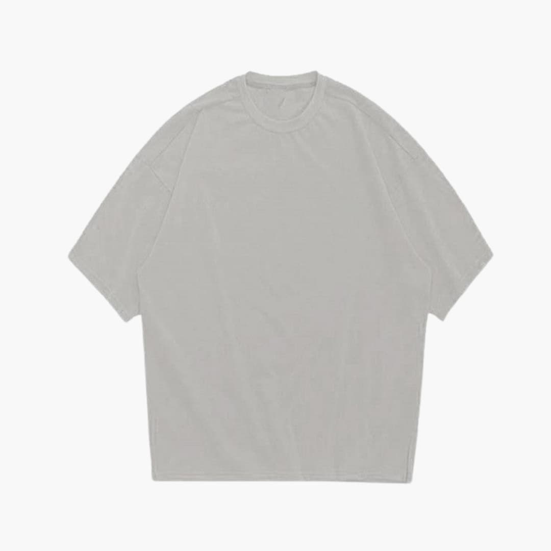 Men’s Oversized T-Shirt with Crew Neck and Short Sleeves