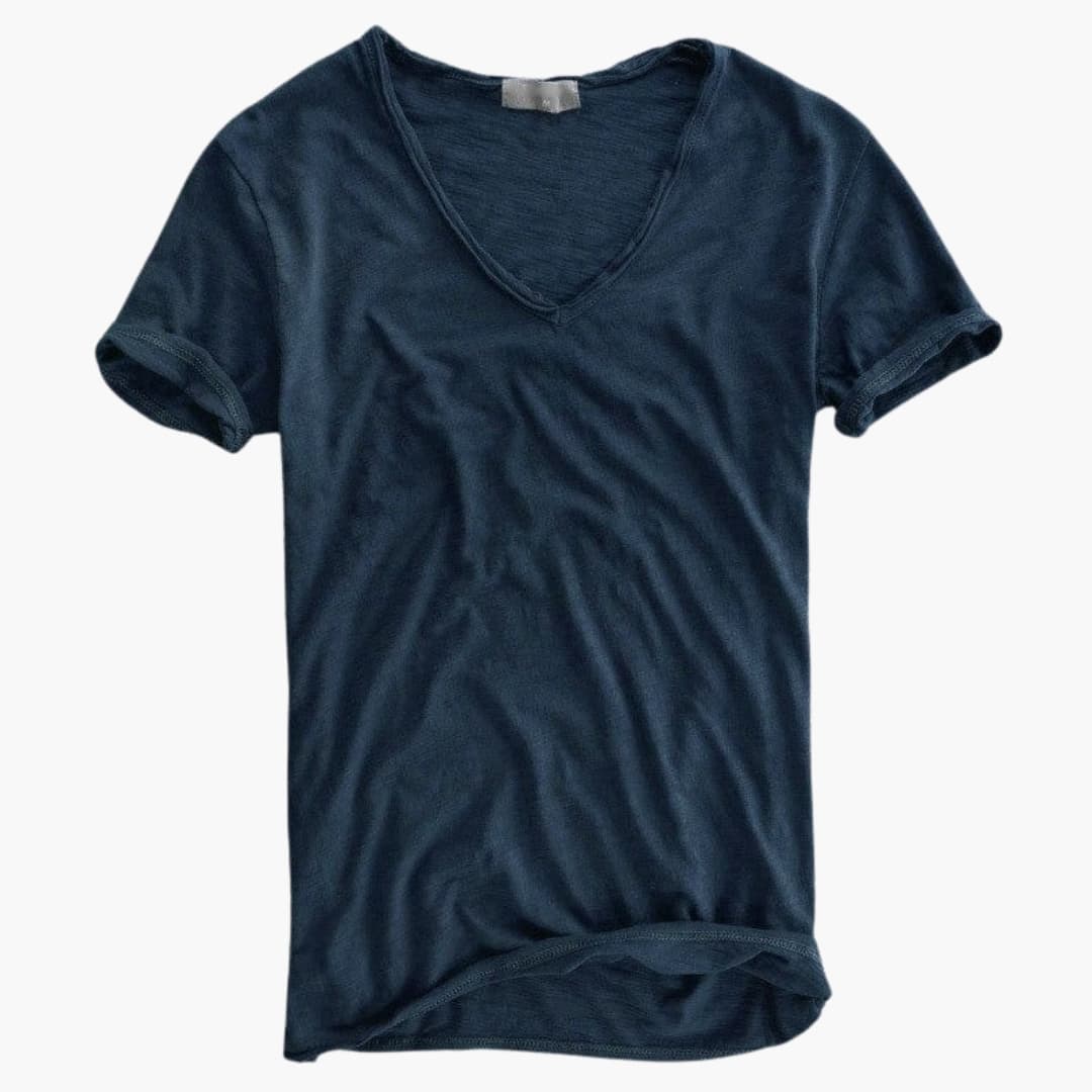 Men’s Round Neck T-Shirt with Short Sleeves