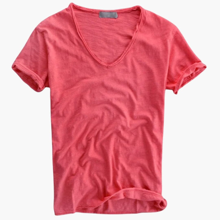 Men’s Round Neck T-Shirt with Short Sleeves