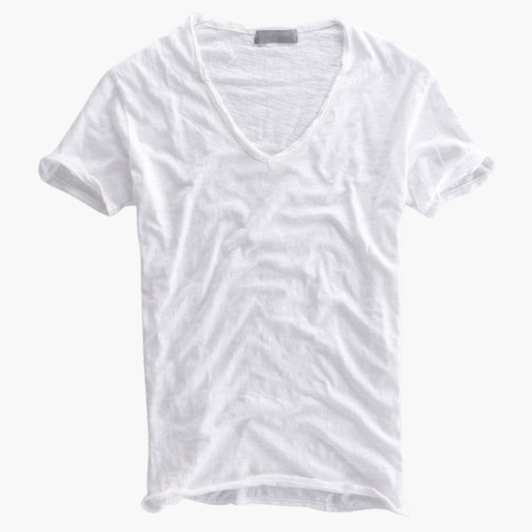 Men’s Round Neck T-Shirt with Short Sleeves