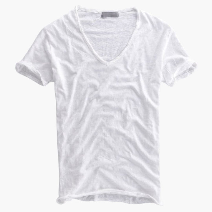 Men’s Round Neck T-Shirt with Short Sleeves